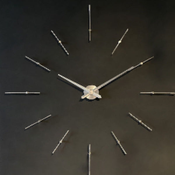 Luna Wanduhr mit Metallstruktur | Designuhr von RH Clocks