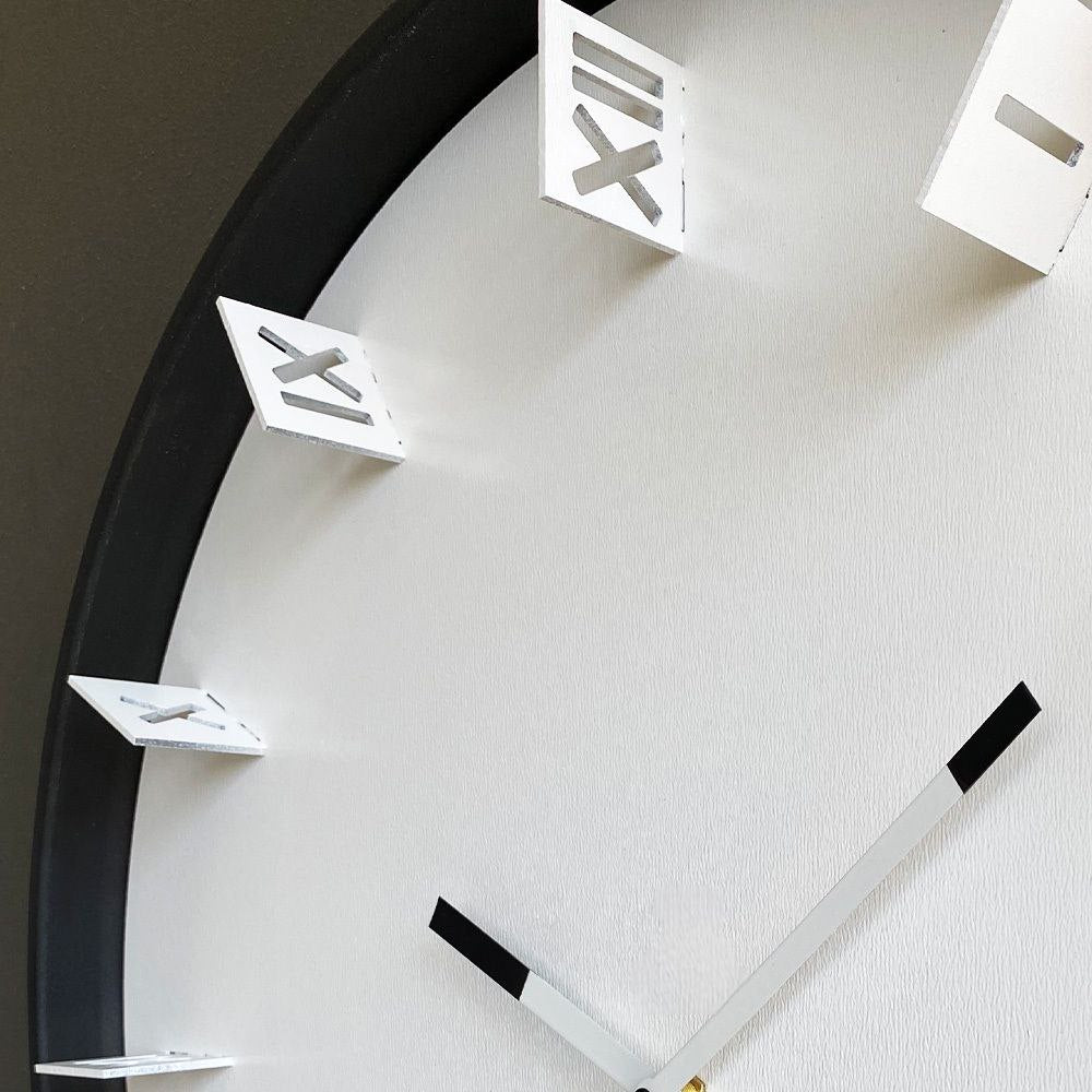 Detail Zifferblatt/Rahmen – Pelaque - Weiß