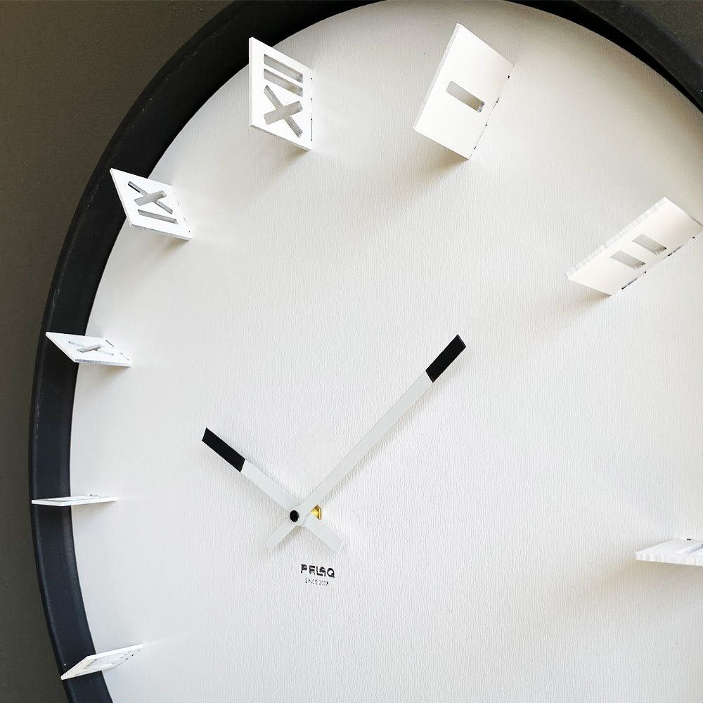 Detail Zifferblatt/Rahmen – Pelaque - Weiß