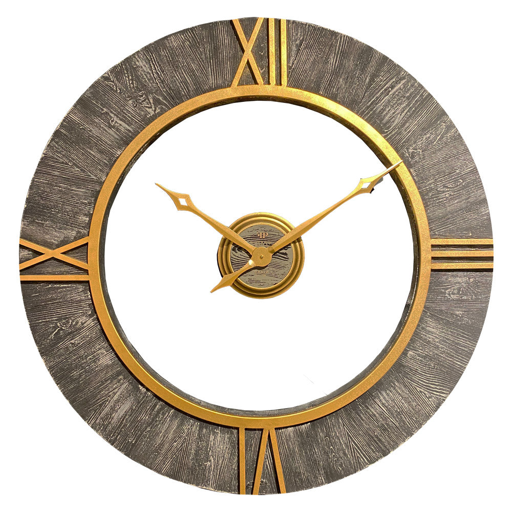 Sun Wanduhr aus Holz & Metall | Designuhr von RH Clocks
